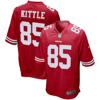 mens nike george kittle san francisco 49ers game player jer